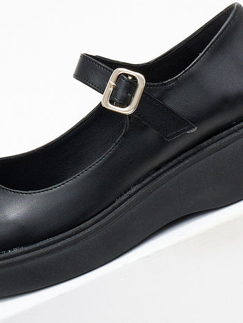 Μπαλαρίνες Mary Jane Estil - Μαύρο - thefashionproject.gr - Estil
