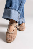 Μπαλαρίνες με διάτρητο σχέδιο ERYNN - Τάουπε - thefashionproject.gr - ERYNN