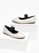 Μπαλαρίνες με λάστιχο - Μπεζ - thefashionproject.gr - La Bottine Souriante