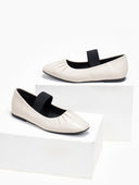 Μπαλαρίνες με λάστιχο - Μπεζ - thefashionproject.gr - La Bottine Souriante