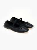 Μπαλαρίνες με λάστιχο PIECES 17151921 - Μαύρο - thefashionproject.gr - PIECES