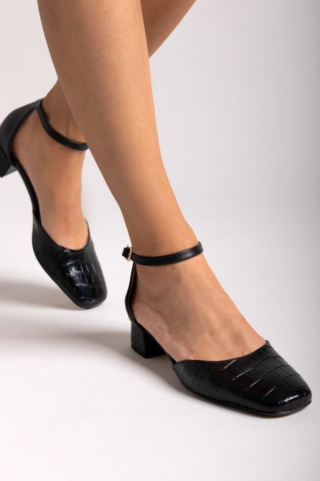 Μπαλαρίνες με print TFP - Μαύρο - thefashionproject.gr - TFP