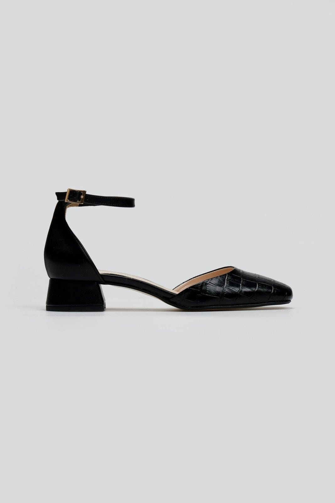 Μπαλαρίνες με print TFP - Μαύρο - thefashionproject.gr - TFP