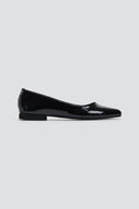 Μπαλαρίνες μυτερές λουστρίνι Estil - Μαύρο - thefashionproject.gr - Estil