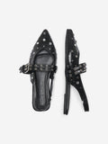 Μπαλαρίνες μυτερές λουστρίνι ONLY 15340903 - Μαύρο - thefashionproject.gr - ONLY