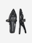 Μπαλαρίνες μυτερές λουστρίνι ONLY 15340903 - Μαύρο - thefashionproject.gr - ONLY