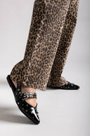 Μπαλαρίνες μυτερές λουστρίνι ONLY 15340903 - Μαύρο - thefashionproject.gr - ONLY