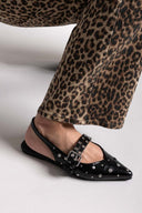 Μπαλαρίνες μυτερές λουστρίνι ONLY 15340903 - Μαύρο - thefashionproject.gr - ONLY