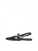 Μπαλαρίνες μυτερές λουστρίνι ONLY 15340903 - Μαύρο - thefashionproject.gr - ONLY