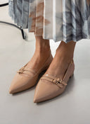 Μπαλαρίνες μυτερές λουστρίνι TFP - Biscuit - thefashionproject.gr - TFP