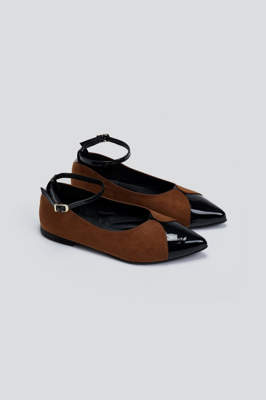Μπαλαρίνες μυτερές με μπαρέτα Estil - Ταμπά - thefashionproject.gr - Estil