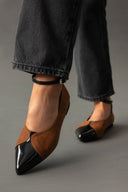 Μπαλαρίνες μυτερές με μπαρέτα Estil - Ταμπά - thefashionproject.gr - Estil