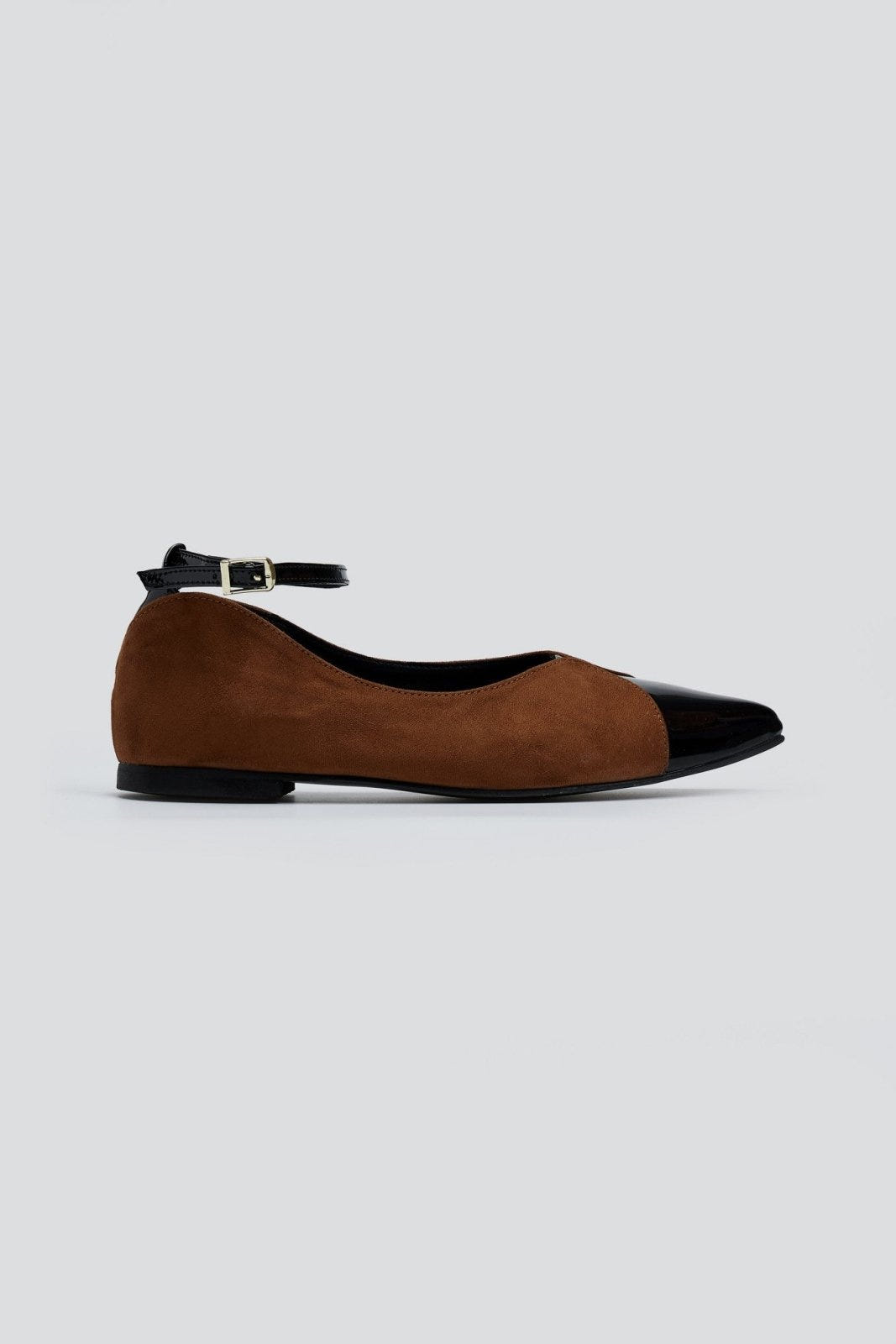 Μπαλαρίνες μυτερές με μπαρέτα Estil - Ταμπά - thefashionproject.gr - Estil