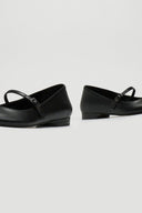 Μπαλαρίνες μυτερές με μπαρέτα TFP - Μαύρο - thefashionproject.gr - TFP