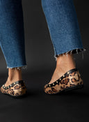Μπαλαρίνες μυτερές με οικολογικό ponyskin estil - Animal - thefashionproject.gr - Estil