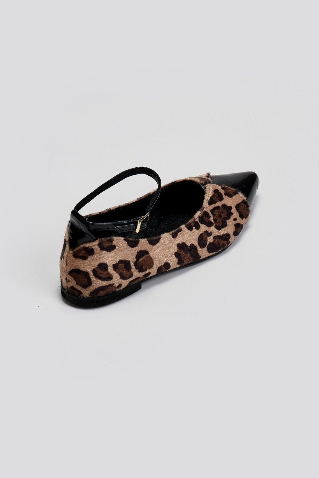 Μπαλαρίνες μυτερές με print Estil - Leopard - thefashionproject.gr - Estil
