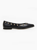 Μπαλαρίνες μυτερές με τρουκς estil - Μαύρο - thefashionproject.gr - Estil