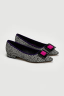 Μπαλαρίνες μυτερές ponyskin AZAREY - Μαύρο - thefashionproject.gr - AZAREY