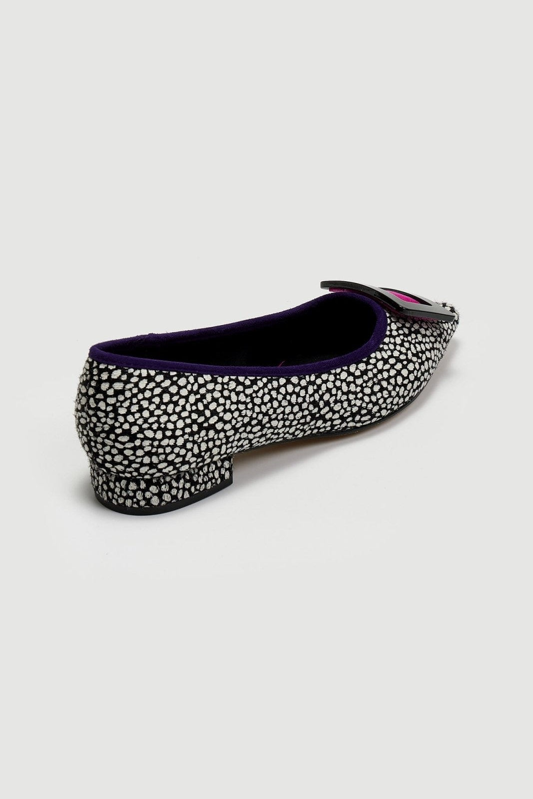 Μπαλαρίνες μυτερές ponyskin AZAREY - Μαύρο - thefashionproject.gr - AZAREY