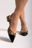 Μπαλαρίνες μυτερές slingback - Leopard - thefashionproject.gr - BOTEGGA 22