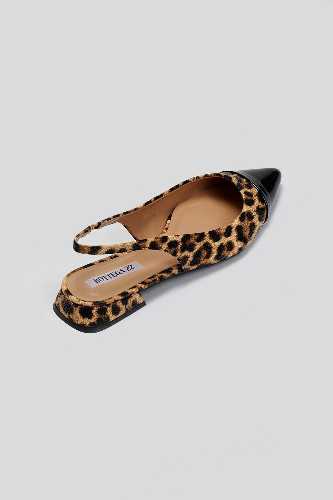 Μπαλαρίνες μυτερές slingback - Leopard - thefashionproject.gr - BOTEGGA 22