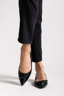 Μπαλαρίνες μυτερές slingback - Μαύρο - thefashionproject.gr - BOTEGGA 22