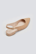 Μπαλαρίνες μυτερές slingback TFP - Biscuit - thefashionproject.gr - TFP