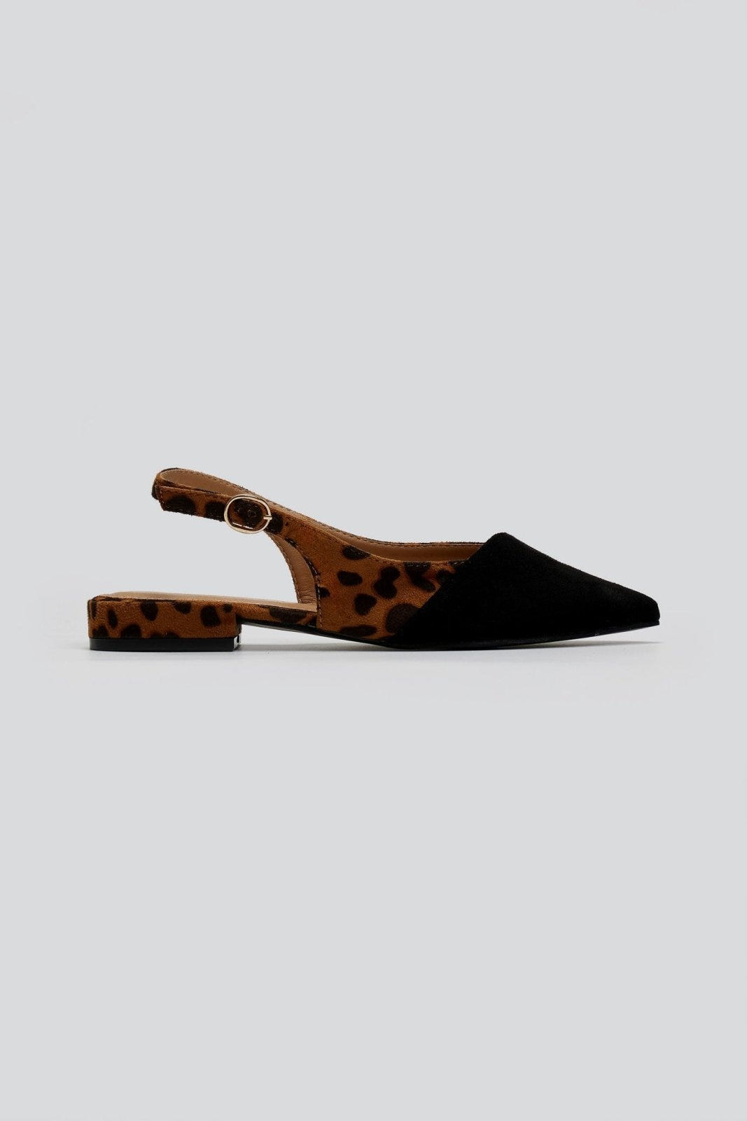 Μπαλαρίνες slingback μυτερές - Leopard - thefashionproject.gr - Sergio Todzi
