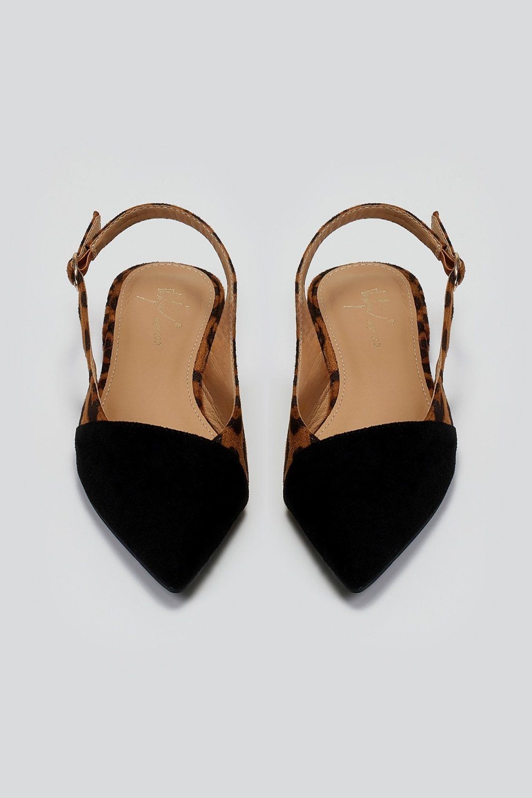 Μπαλαρίνες slingback μυτερές - Leopard - thefashionproject.gr - Sergio Todzi