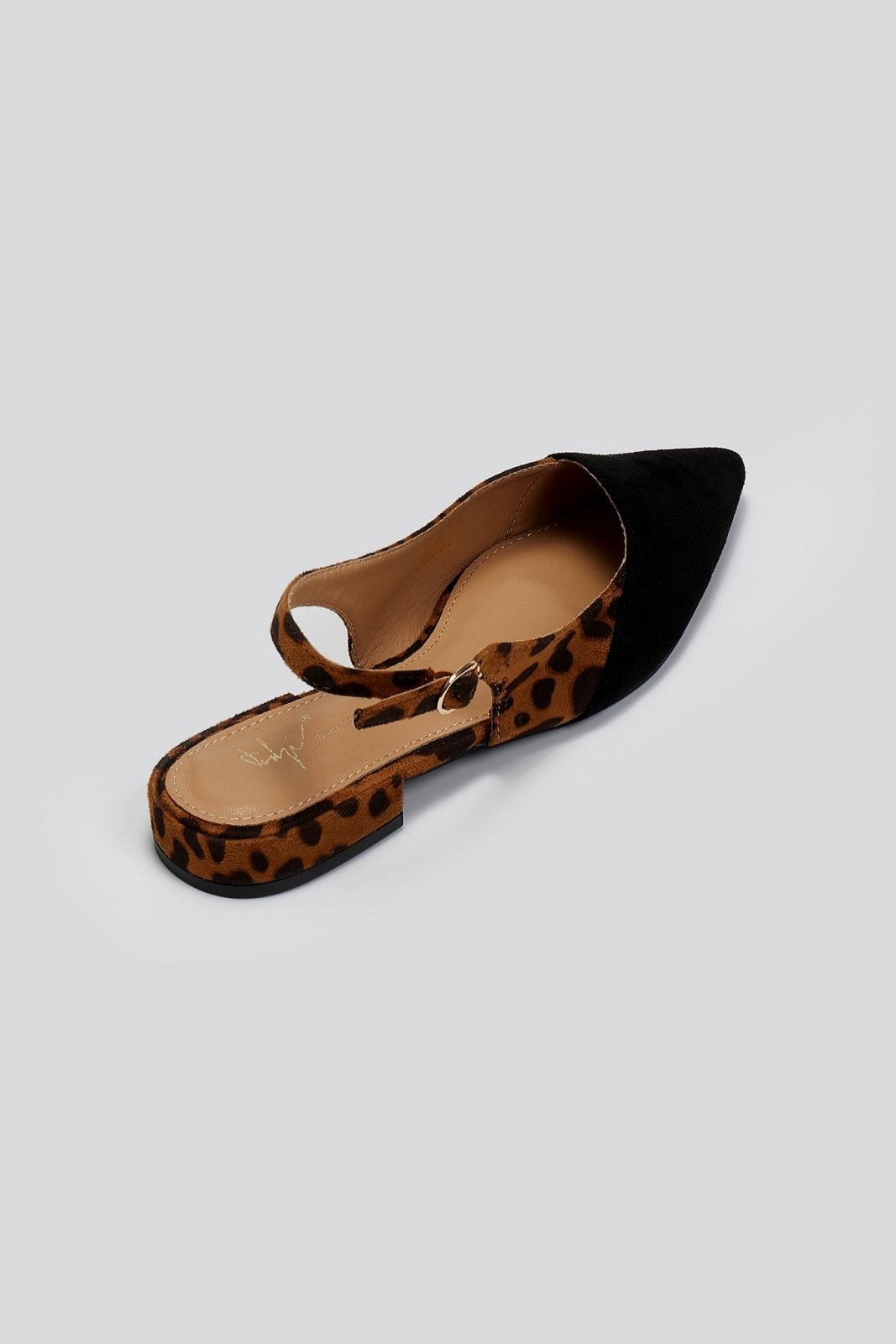 Μπαλαρίνες slingback μυτερές - Leopard - thefashionproject.gr - Sergio Todzi
