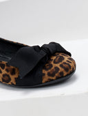 Μπαλαρίνες suede με print Estil - Leopard - thefashionproject.gr - Estil