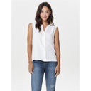Μπλούζα αμάνικη με δαντέλα ONLY 15157656 - Λευκό - thefashionproject.gr - ONLY