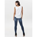 Μπλούζα αμάνικη με δαντέλα ONLY 15157656 - Λευκό - thefashionproject.gr - ONLY