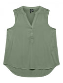 Μπλούζα αμάνικη με κουμπιά Vero Moda 10326002 - Πράσινο - thefashionproject.gr - VERO MODA