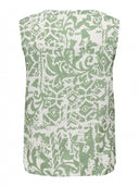 Μπλούζα αμάνικη με print plus size ONLY CARMAKOMA 15324780 - Μέντα - thefashionproject.gr - CARMAKOMA