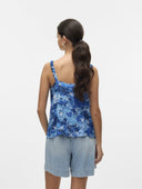Μπλούζα αμάνικη με print Vero Moda 10329369 - Μπλε - thefashionproject.gr - VERO MODA