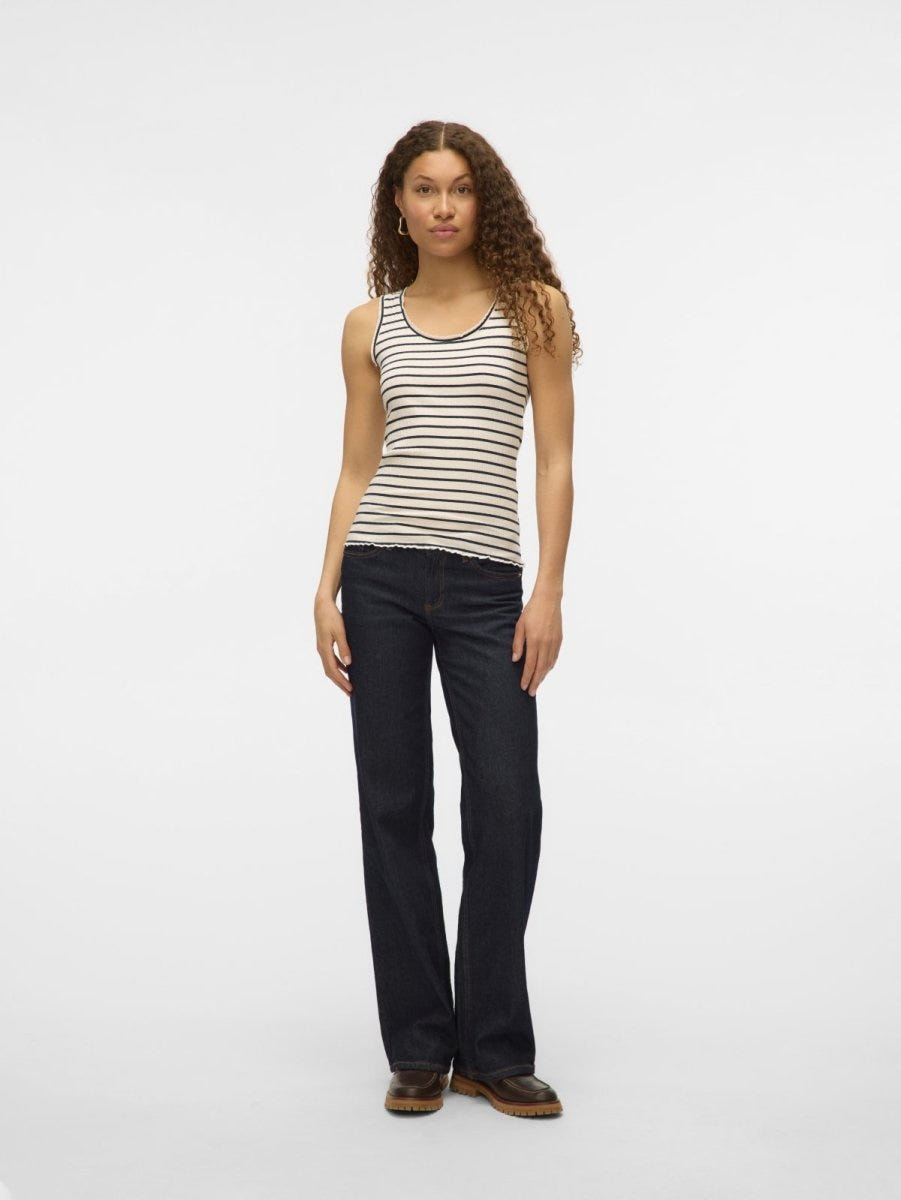 Μπλούζα αμάνικη Vero Moda 10329688 - Λευκό - thefashionproject.gr - VERO MODA