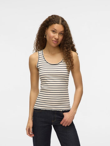 Μπλούζα αμάνικη Vero Moda 10329688 - Λευκό - thefashionproject.gr - VERO MODA
