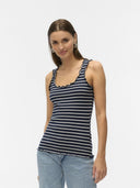 Μπλούζα αμάνικη Vero Moda 10329688 - Μπλε σκούρο - thefashionproject.gr - VERO MODA