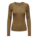 Μπλούζα ημιδιάφανη Only 15307308 - Caramel - thefashionproject.gr - ONLY