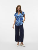 Μπλούζα κοντομάνικη Vero Moda 10329371 - Μπλε - thefashionproject.gr - VERO MODA