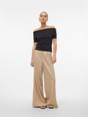 Μπλούζα με ανοιχτούς ώμους AWARE 10304834 - Μαύρο - thefashionproject.gr - AWARE by VERO MODA