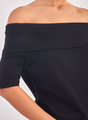 Μπλούζα με ανοιχτούς ώμους AWARE 10304834 - Μαύρο - thefashionproject.gr - AWARE by VERO MODA