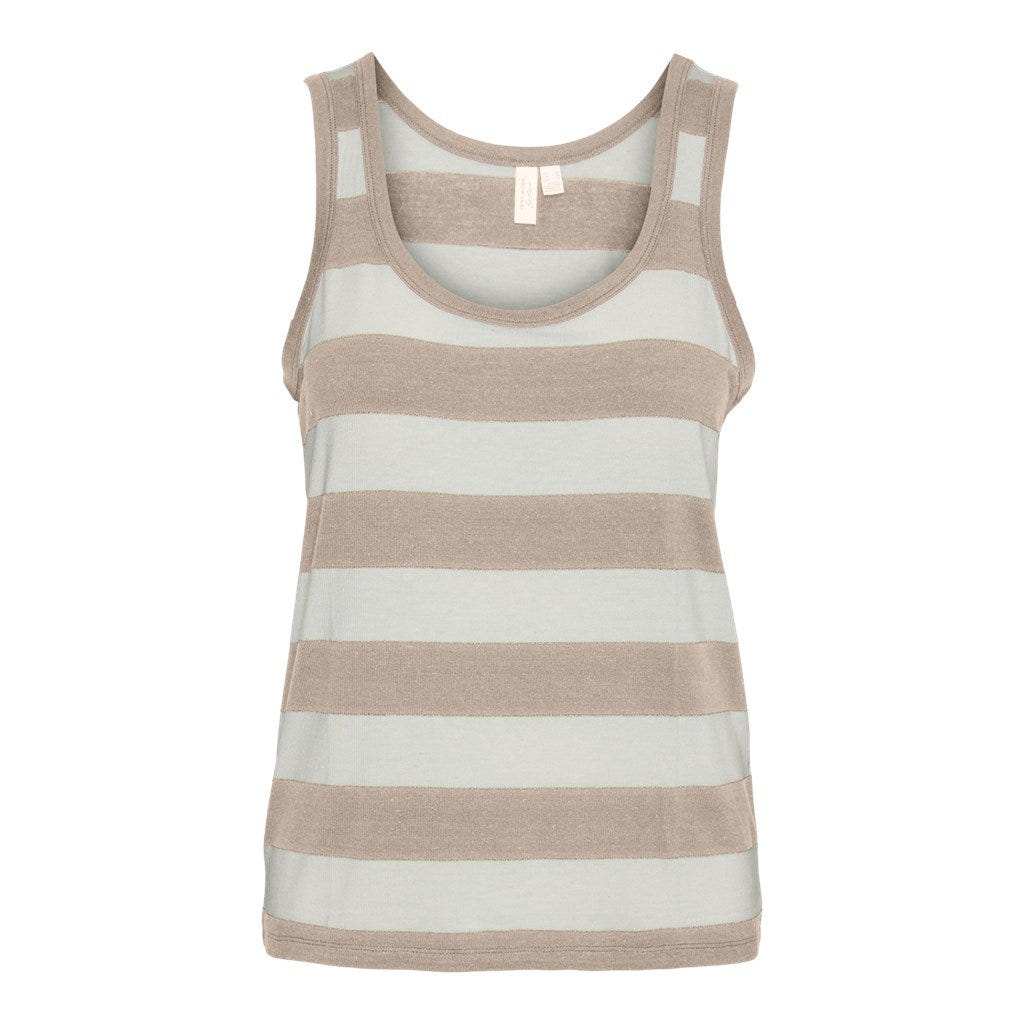 Μπλούζα με ρίγες VERO MODA10308476 - Μπεζ - thefashionproject.gr - VERO MODA