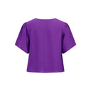 Μπλούζα plus size με v cut λαιμόκοψη CARMAKOMA 15316977 - Μωβ - thefashionproject.gr - CARMAKOMA