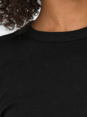Μπλούζα ριμπ ONLY 15330639 - Μαύρο - thefashionproject.gr - ONLY