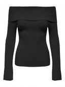 Μπλούζα ριμπ strapless ONLY 15328246 - Μαύρο - thefashionproject.gr - ONLY - 22630002003