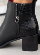 Μποτάκια αστραγάλου με φερμουάρ ERYNN - Μαύρο - thefashionproject.gr - ERYNN