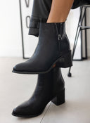 Μποτάκια αστραγάλου με φερμουάρ ERYNN - Μαύρο - thefashionproject.gr - ERYNN