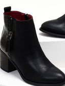 Μποτάκια αστραγάλου με φερμουάρ ERYNN - Μαύρο - thefashionproject.gr - ERYNN